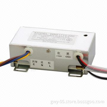 Switch Power Supply with output 12V,1.0A, 12W, Measures 100.9x 51 x 33mm